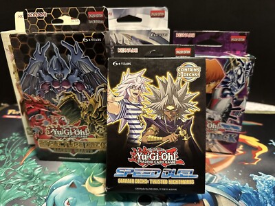 Yugioh Structure Deck Lot Of 5 Marik Speed Duel 1st Ed 2014 Sacred Beasts Kaiba-image