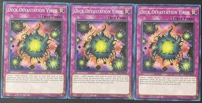 Deck Devastation Virus SR13-EN038 Structure Deck: Dark World 1st Edition (x3)-image