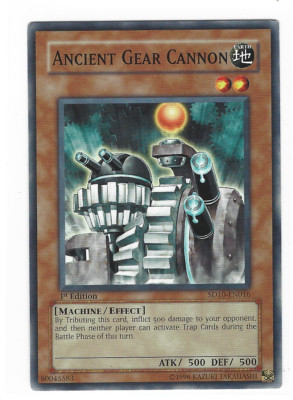 Yu-Gi-Oh! TCG Ancient Gear Cannon Structure Deck SD10-EN016 1st Edition Common-image