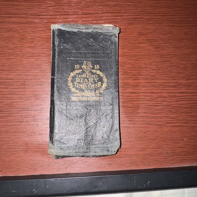 ANTIQUE 1918 Laird & Lee's Diary and Time Saver Notebook Registered U.S.PAT.OFF.-image