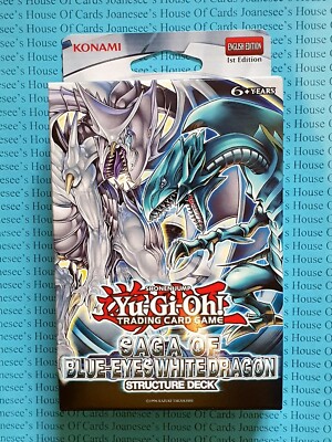Saga of Blue-Eyes White Dragon Structure Deck SDBE Yu-gi-oh Deck 1st Sealed EU-image