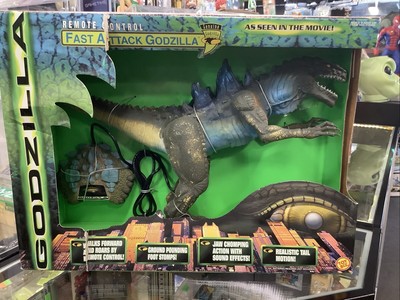 GODZILLA FAST ATTACK GIANT GODZILLA TOYBIZ IN ORIGINAL BOX 1998-image