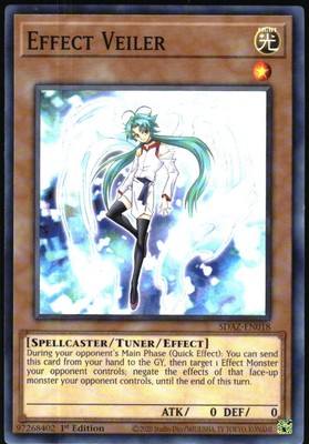 Yu-Gi-Oh Albaz Strike Structure Deck Effect Veiler 2022 SDAZ-EN018 Common 1st Ed-image
