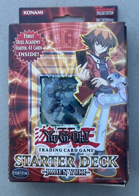 NEW VINTAGE YUGIOH TRADING CARD GAME JADEN YUKI STARTER DECK 1ST EDITION ENGLISH-image