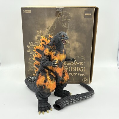 X-Plus Burning Godzilla 1995 Clear Version Limited Toho 30cm Series PVC Figure-image