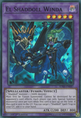 El Shaddoll Winda (SDSH-EN047) - Super Rare First ed. Yu-Gi-Oh!-image