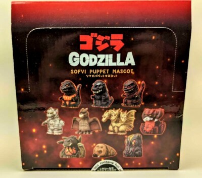 Godzilla Ensky Sofvi Puppet Mascot 1 Box (10P) set Mini Figure(US Seller)-image