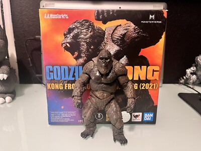 S.H.MonsterArts KONG FROM GODZILLA VS. KONG 2021 Bandai Figure-image