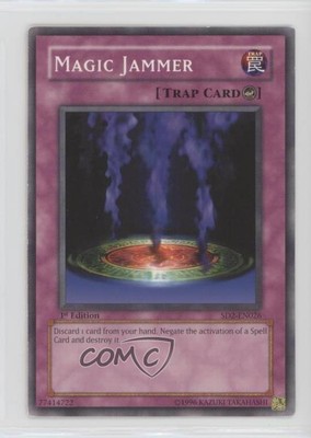 2005 Yu-Gi-Oh! Zombie Madness Structure Deck 1st Edition Magic Jammer 0l37-image