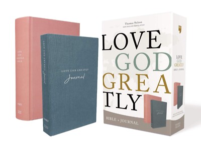 NET Love God Greatly Bible and Journal, 2 Books BRAND NEW in Shrink Wrap!!!-image
