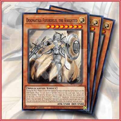 YuGiOh Dogmatika Fleurdelis, the Knighted x3 Structure Deck Albaz Strike SDAZ-image