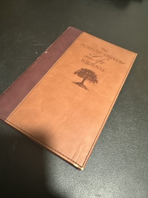 The Purpose-Driven Life Deluxe Journal 📚 Leather Bound Rick Warren 💫 VG++-image