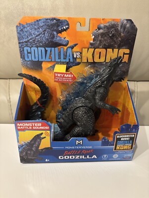 Playmates Electronic Battle Roar Godzilla| Godzilla Vs Kong 2021 Action Figure-image