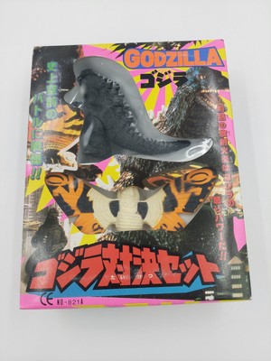 Rare Japanese GODZILLA and MOTHRA Figure set 1993 YUTAKA Open Box (250101)-image