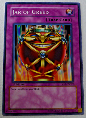YuGiOh SD3-EN029 Jar of Greed Structure Deck Unlimited Common 1st Edition-image