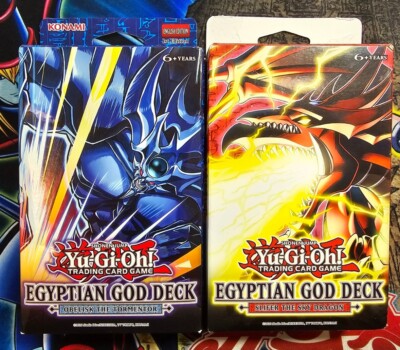 YuGiOh EGYPTIAN GOD DECKS: 1ST EDITION SLIFER & OBELISK - BOTH DECKS SEALED🔥-image