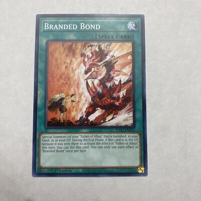 Yugioh Branded Bond Sdaz-en023 Albaz Strike Structure Deck 1st Edition common-image