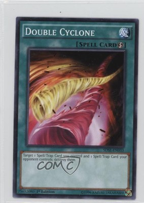 2015 Yu-Gi-Oh! Synchron Extreme Structure Deck 1st Edition Double Cyclone 0g4-image