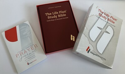 The Life Plan Study Bible NKJV Leather Hagee Ministries With Prayer Journal-image