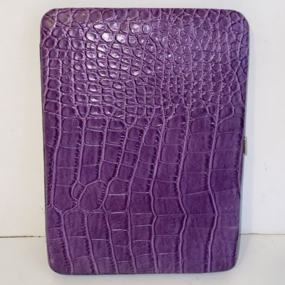 Paige Products Purple Croc Embossed Faux Leather 32 Picture 6x4 Photo Album-image