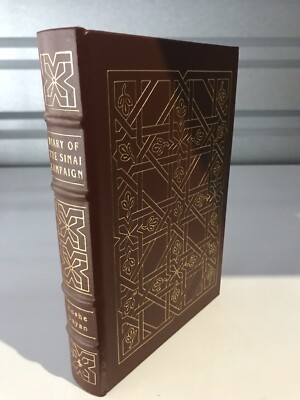 Diary of the Sinai Campaign By Moshe Dayan Easton Press Leather Edition 1993-image