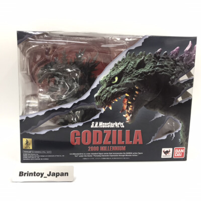 BANDAI S.H.MonsterArts GODZILLA 2000 Millennium Action Figure TAMASHII NATIONS-image