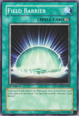 Yu-Gi-Oh! - Field Barrier  (SDZW-EN028) - Structure Deck Zombie World - NM-image