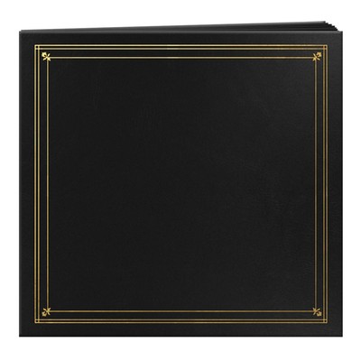 BSP-46/BK 204-Pocket Post Bound Leatherette Cover Photo Album for 4 by 6-Inch...-image