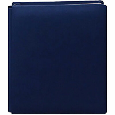 Pioneer FTM-811L 8-1/2x11 Leather Memory Book Navy Blue (Same Shipping Any Qty)-image