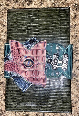 handmade leather bound journal/refillable-image