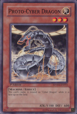 Yugioh Proto-Cyber Dragon #SDMM-EN014 Structure Deck: Machina Mayhem 1st Edition-image