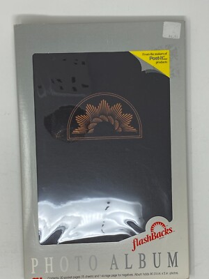 3M Flashbacks Pocket Page Photo Album 3.5 x 5 Slide In New Vintage Brown-image