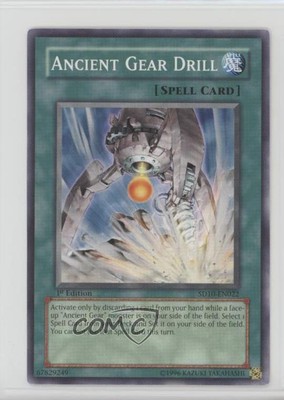 2007 Yu-Gi-Oh! Machine Re-Volt Structure Deck 1st Edition Ancient Gear Drill 3c7-image
