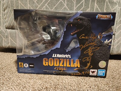 Bandai S.H.MonsterArts Godzilla 2004 Sealed Signed By Tsutomu Kitagawa -image