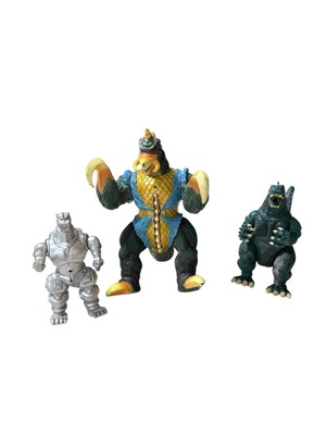 Vintage 1995 Godzilla Breath Launcher  Trendmasters Toho Lot Receive All Picture-image