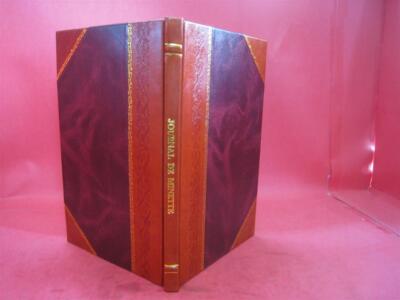 Journal De Minette Histoire D'Une M?Re Et De Ses Enfants 1873 [Leather Bound]-image
