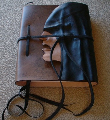 CUT FACES - VEG-TAN LEATHER journal / diary 10.0