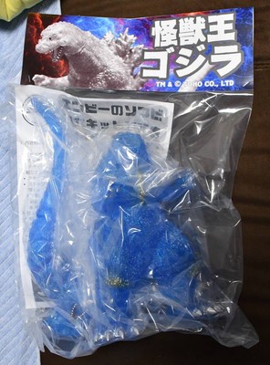 Action Figure Toho Godzilla Clear Blue Version Envy Volks Hobby Round 32-image