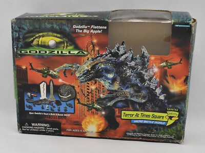 Godzilla Terror At Times Square Battle World Parts Lot Trendmasters 1998-image