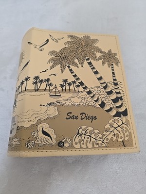 Embossed San Diego Photo Album Holds 100 4x6 Prints-image