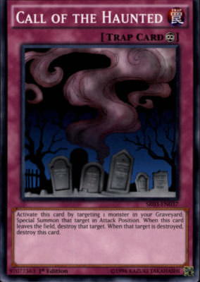 2017 Yu Gi Oh Machine Reactor Structure Deck #SR03EN037 Call of the Haunted C-image