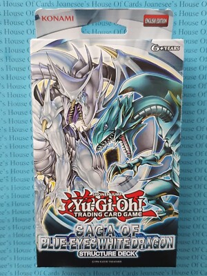 Saga of Blue-Eyes White Dragon Structure Deck Yu-gi-oh Deck Unlimited Sealed-image