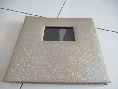 HUGE Photo Album for 1000 Photos YOUR SIZE 100 pgs Shiny silver NM beauty Gr8 $!-image