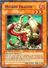 Structure Deck: Dragon's Roar #SD1-EN009 Masked Dragon UN-image