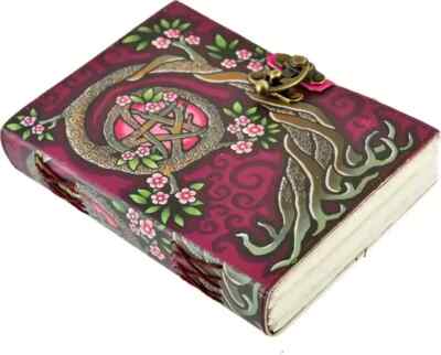 Vintage Leather bound Journal Antique Handmade Paper Notebook Diary Sketchbooks-image