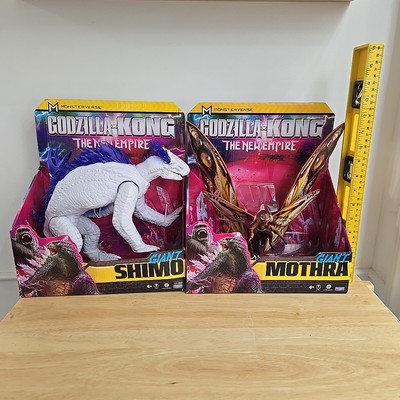 Godzilla x Kong New Empire Titans Giant Mothra And Giant Shimo Action Figure Set-image
