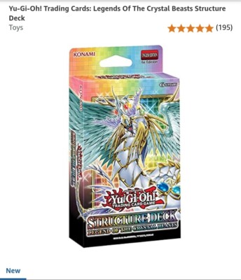 YuGiOh STRUCTURE DECK: LEGEND OF THE CRYSTAL BEASTS English Sealed Deck-image