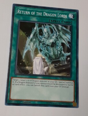 Yu-Gi-Oh! TCG Return of the Dragon Lords Structure Deck: Rokket Revolt SDRR-EN0…-image