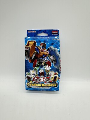 YUGIOH 1ST ED GEARGIA RAMPAGE STRUCTURE DECK FACTORY SEALED NEW-image