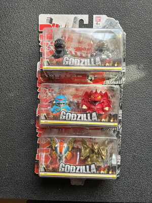 Bandai GODZILLA 2 Pack Set Lot Destoryah Gigan Mothra King Ghidoran Mechgodzilla-image